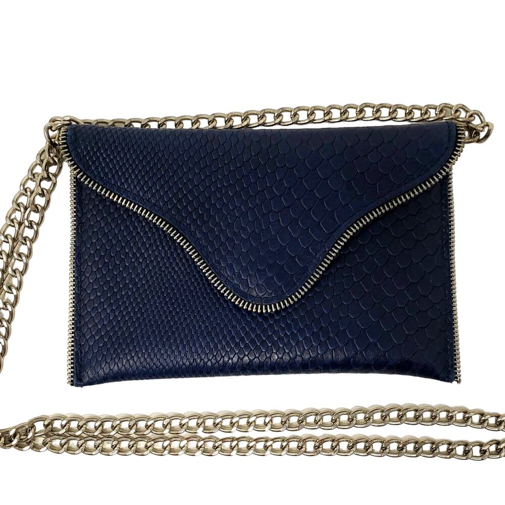 JJ Winters Beau Reptile Leather Crossbody Bag